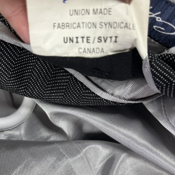 Coppley Blazer Mens 41R Wool Herringbone Sport Coat Jacket Made in Canada Union - Picture 6 of 14